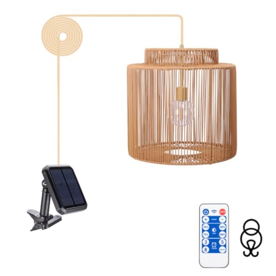 Outdoor Lighting Gazebo - Outdoor solar pendant light for porch,