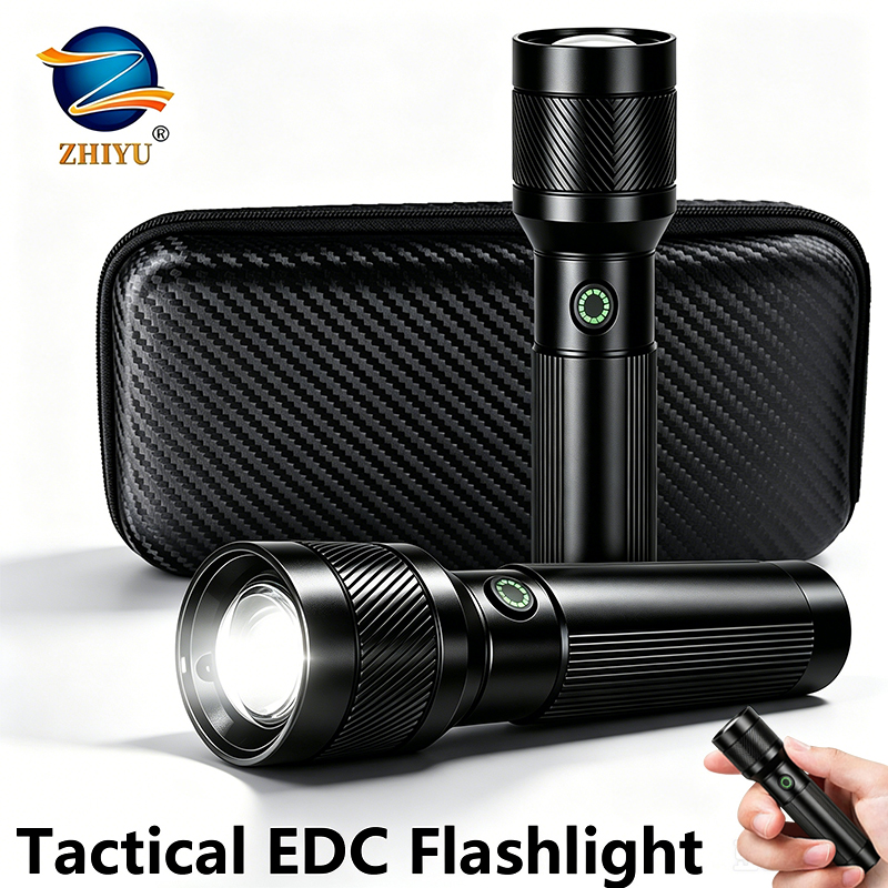 Outdoor Lighting The Range - 1200LM EDC Handheld Flashlight,USB-C Rechargeable Tactical