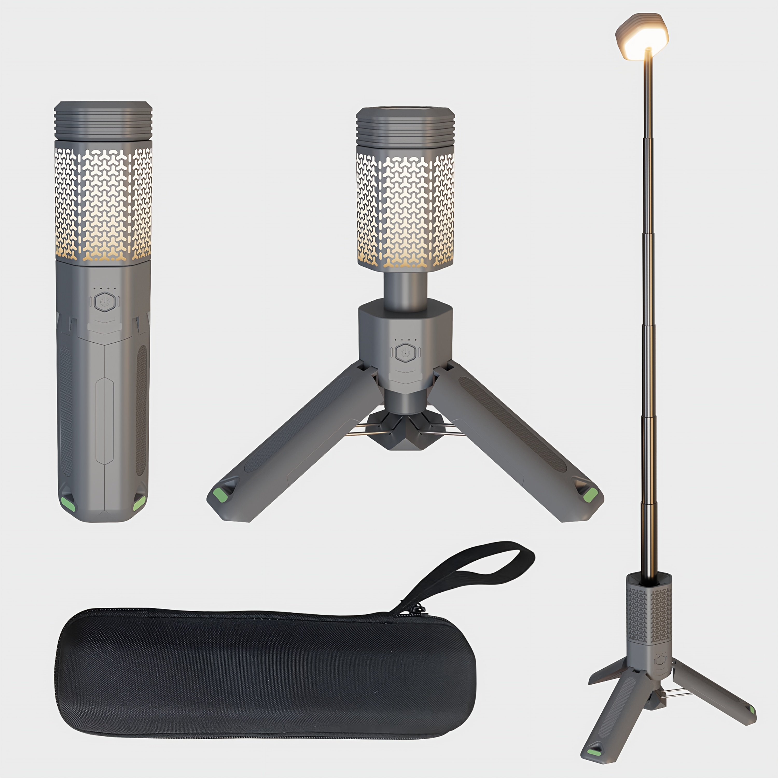 Outdoor Lighting Solar - BEATINEON Outdoor Camping Light, 10500mAh Rechargeable