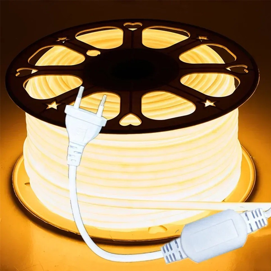 Outdoor Lighting Restaurant - 288LEDs/m COB LED Strip 220V Dimmable