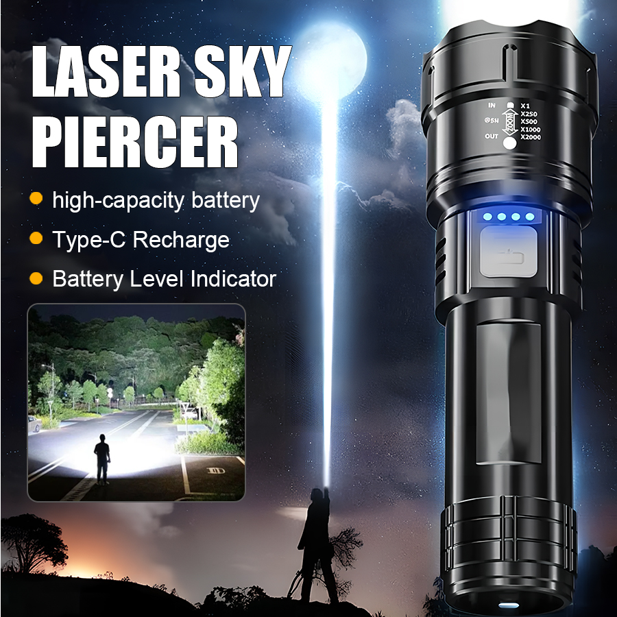 Outdoor Lighting Usb - High Power P50 LED Flashlight USB