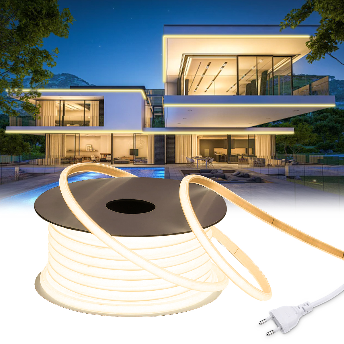 Outdoor Lighting Restaurant - 110V 220V Cob LED Tape Outdoor