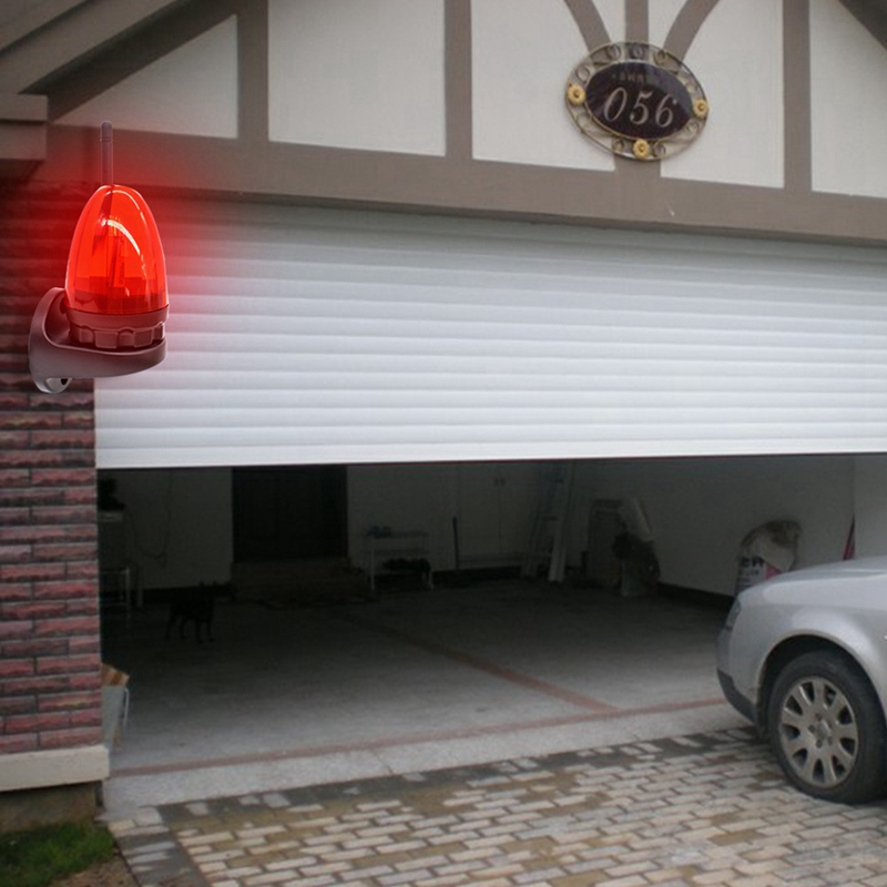 Outdoor Lighting Wall Mount - 12V-265V Outdoor LED Alarm Light Strobe