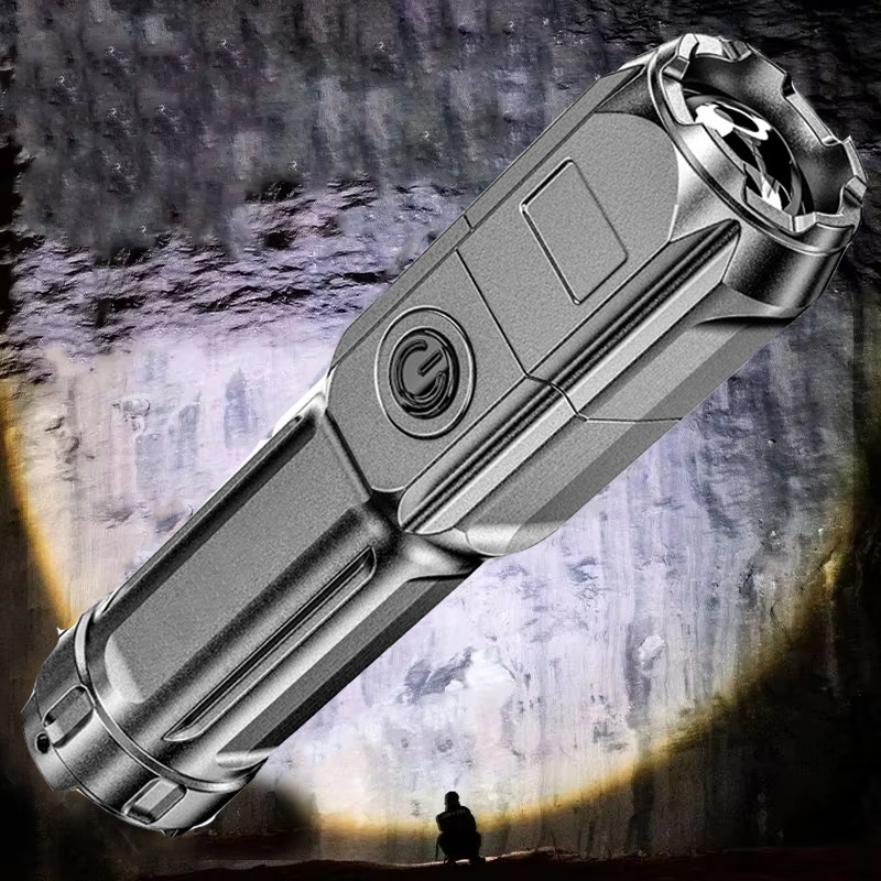 Outdoor Lighting The Range - Super Bright Flashlight USB Rechargeable LED