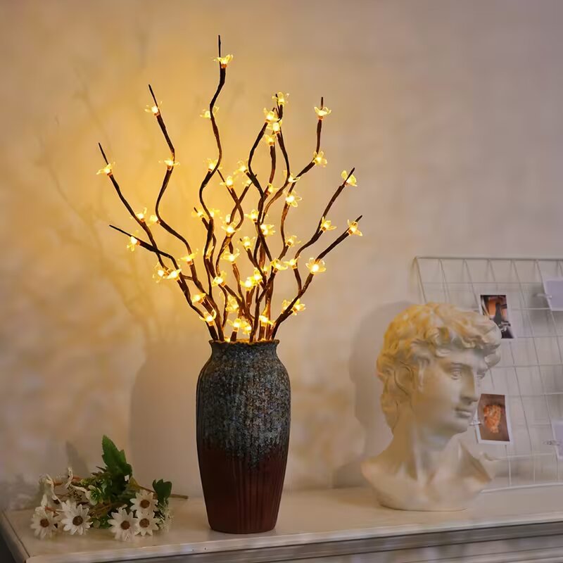 Outdoor Lighting Panel - 1/2PC 20LED Cherry Blossom Tree Branch