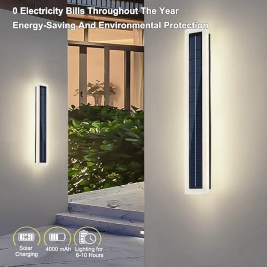 Solar Wall Lights Outdoor Wate - Outdoor Lighting Wall Mount のレビューと価格