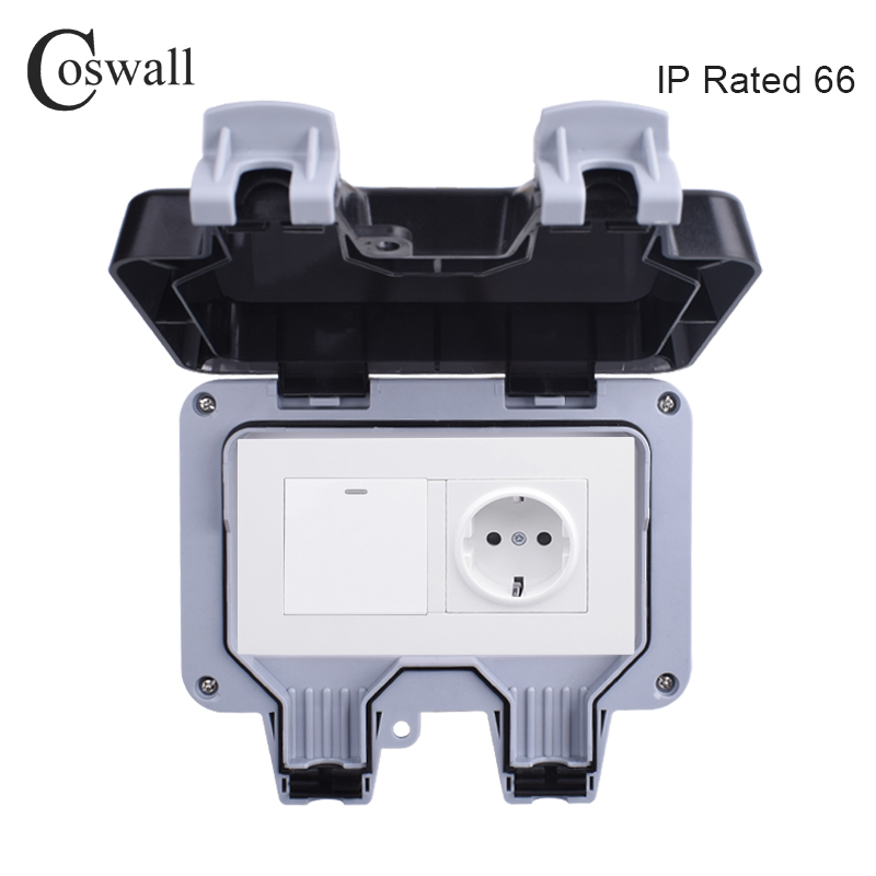 Coswall IP66 Weatherproof Wate - Outdoor Lighting Wall Mount のレビューと価格