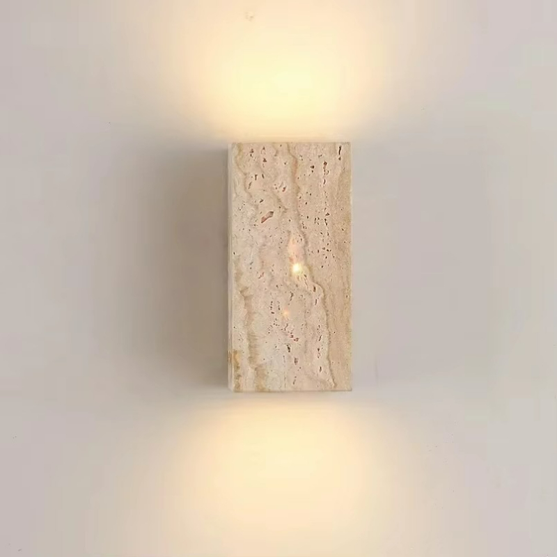 Yellow Travertine Stone Wall M - Outdoor Lighting Restaurant のレビューと価格