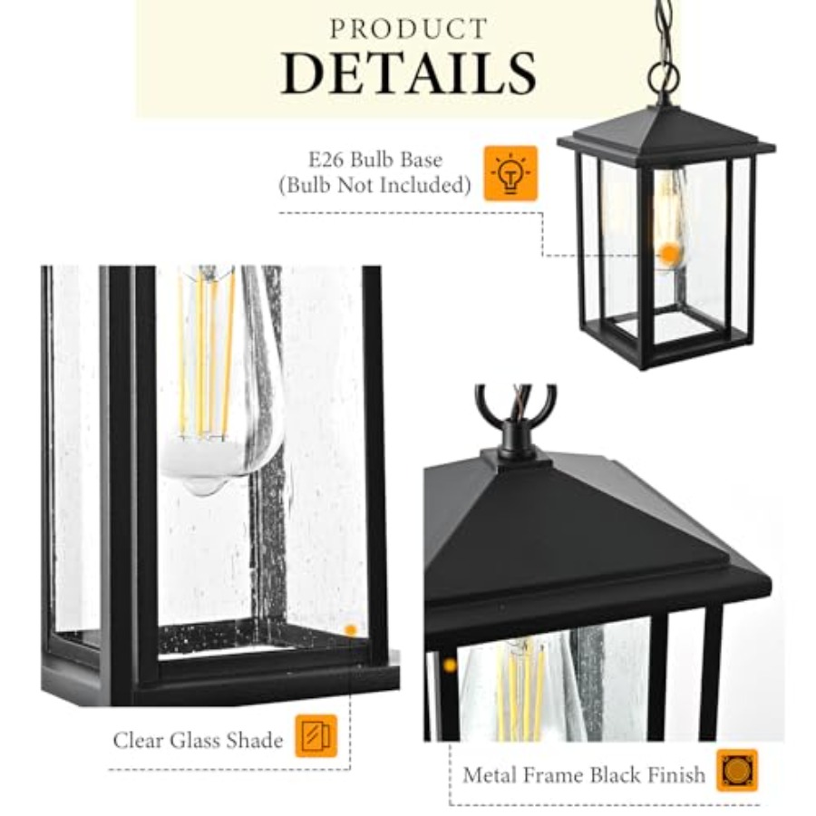 Outdoor Pendant Lights for Pat - Outdoor Lighting Chandelier のレビューと価格