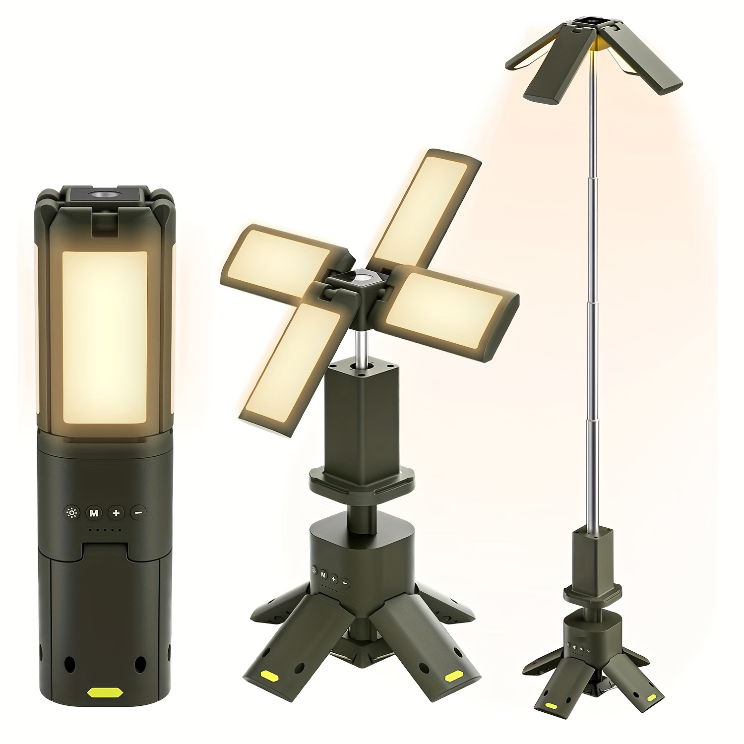 Camping Lantern, 14000mAh Rech - Outdoor Lighting Solar のレビューと価格