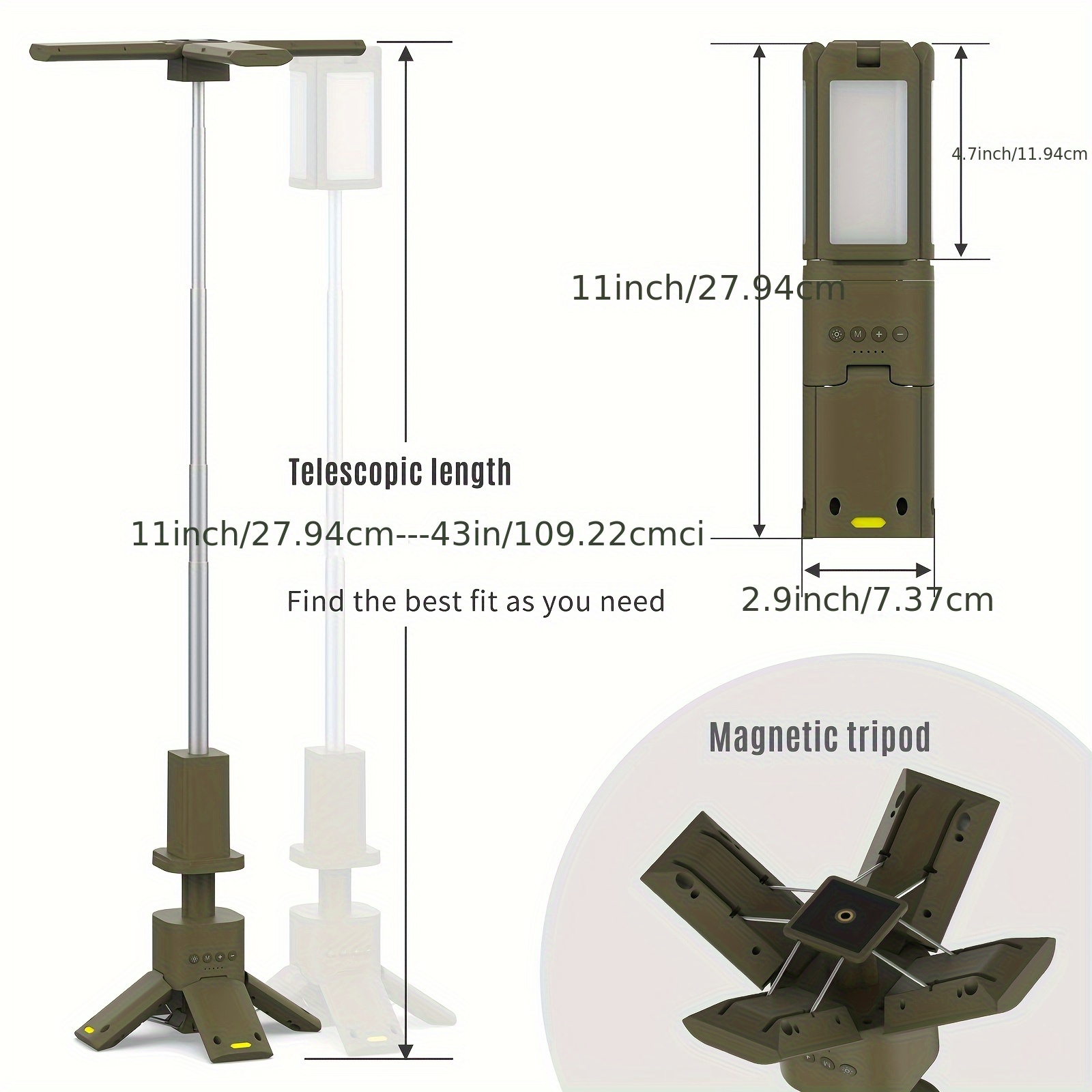 Camping Lantern, 14000mAh Rech - Outdoor Lighting Solar のレビューと価格