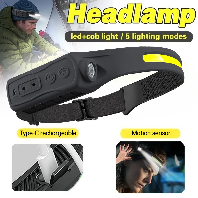 Powerful COB LED Sensor Headla - Outdoor Lighting Sensor のレビューと価格