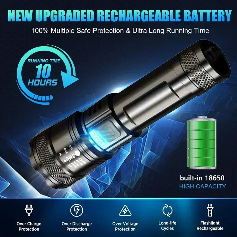 Super Bright LED Flashlight US - Outdoor Lighting Usb のレビューと価格