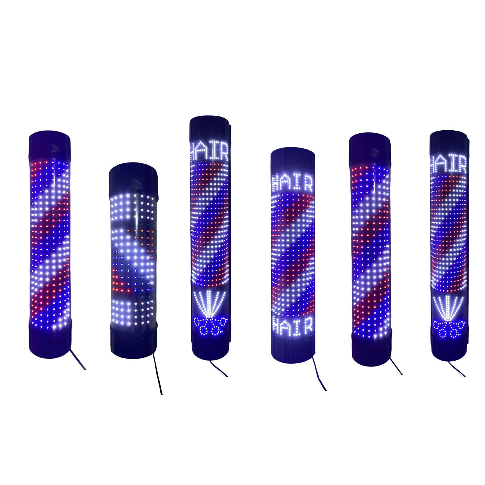 Barber Pole LED Light Rotating - Outdoor Lighting Wall Mount のレビューと価格