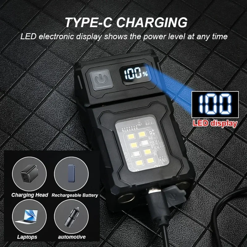 Mini LED Handheld Flashlights  - Outdoor Lighting Usb のレビューと価格