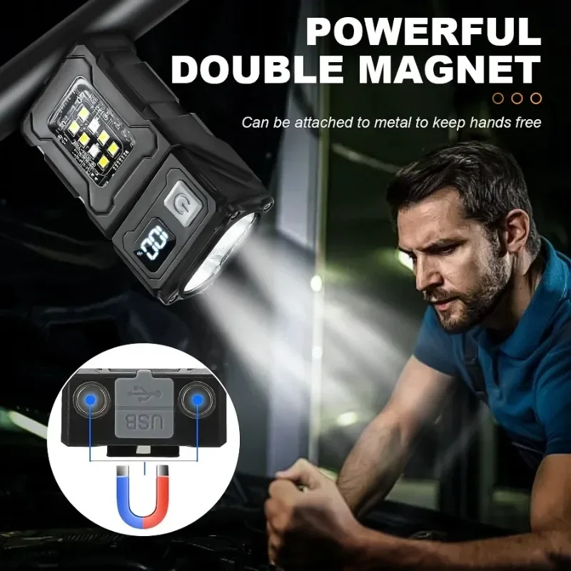 Mini LED Handheld Flashlights  - Outdoor Lighting Usb のレビューと価格