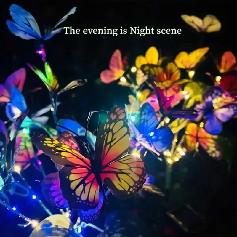 Solar LED Butterfly Garden Lig - Outdoor Lighting Gazebo のレビューと価格