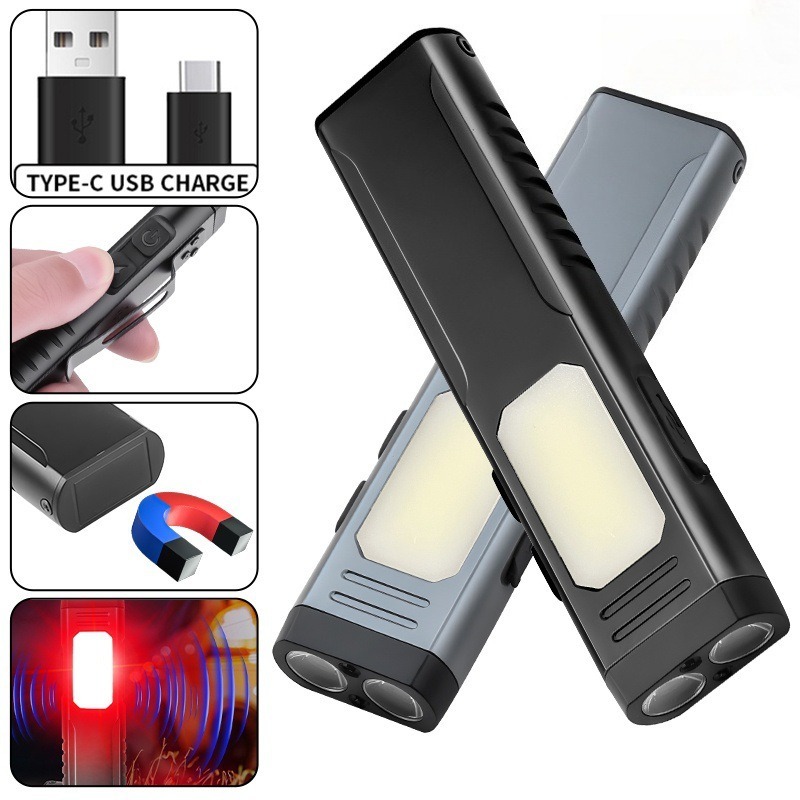 Multi Functional Magnetic COB  - Outdoor Lighting Usb のレビューと価格