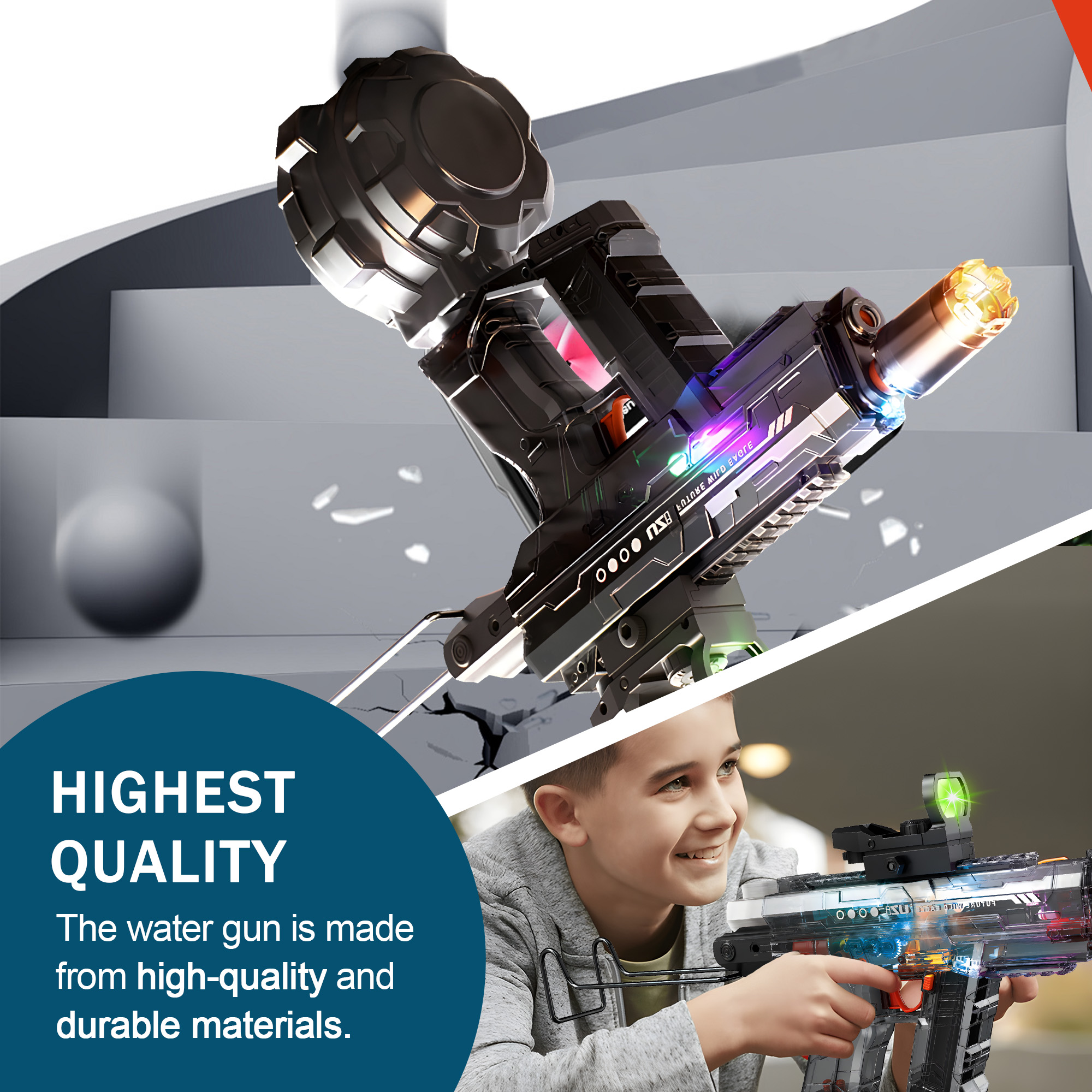 Powerful Electric Water Gun Au - Outdoor Lighting The Range のレビューと価格