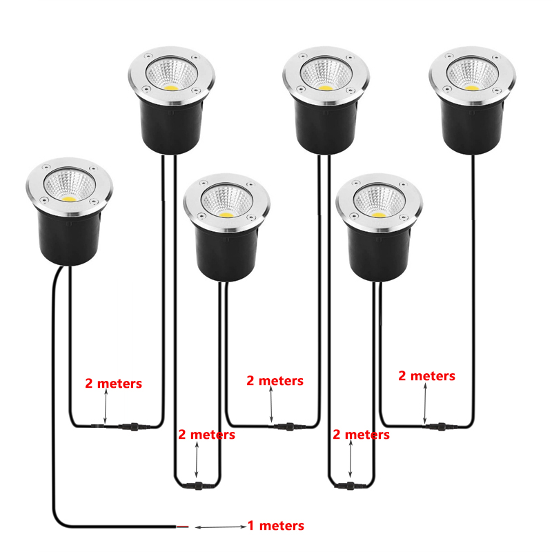 DIY Easy wiring IP67 Waterproo - Outdoor Lighting Underground Wiring のレビューと価格