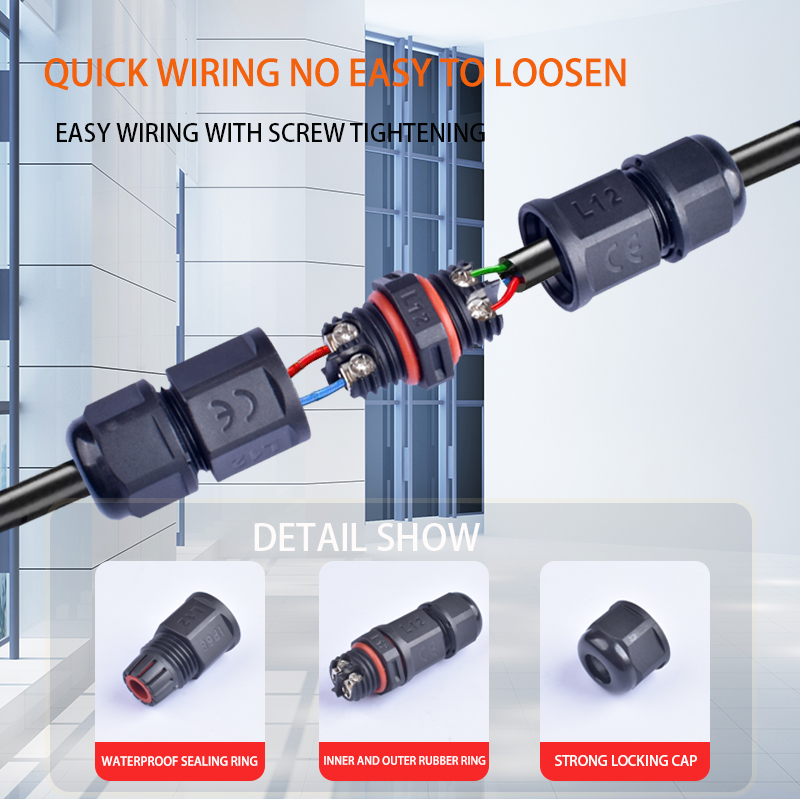 IP68 Waterproof Connector LED  - Outdoor Lighting Wire Connectors のレビューと価格