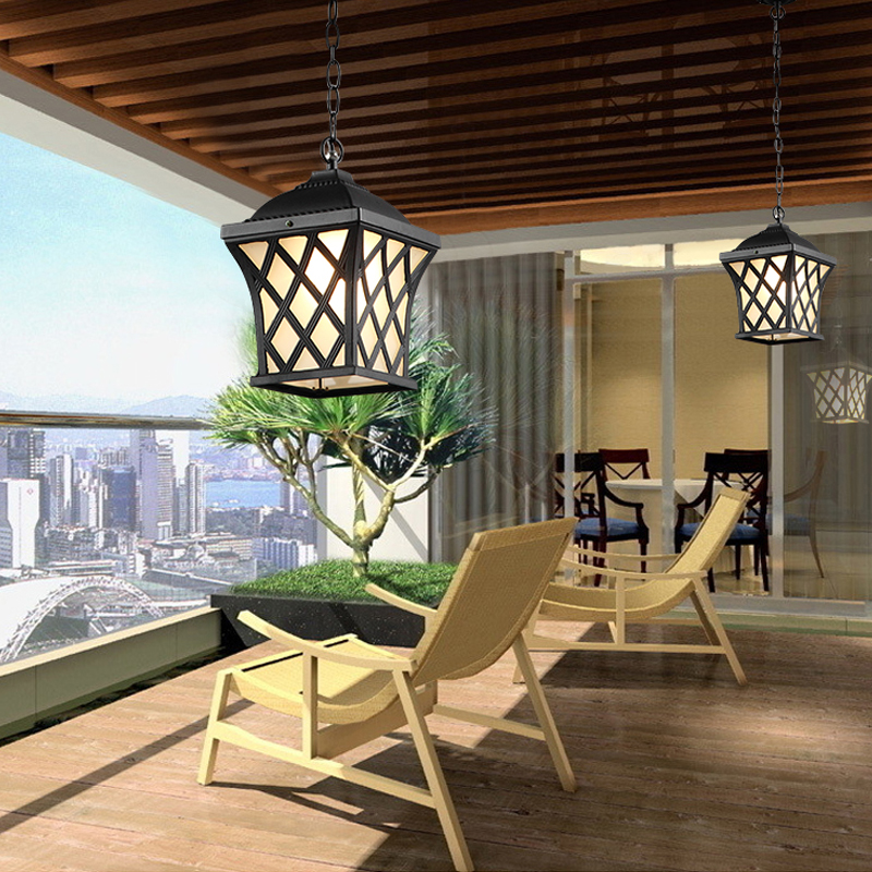 European Retro LED Waterproof  - Outdoor Lighting Chandelier のレビューと価格