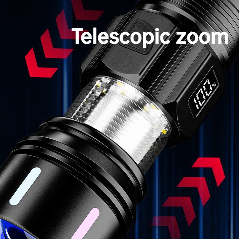 Strong Light LED Flashlight Te - Outdoor Lighting Usb のレビューと価格