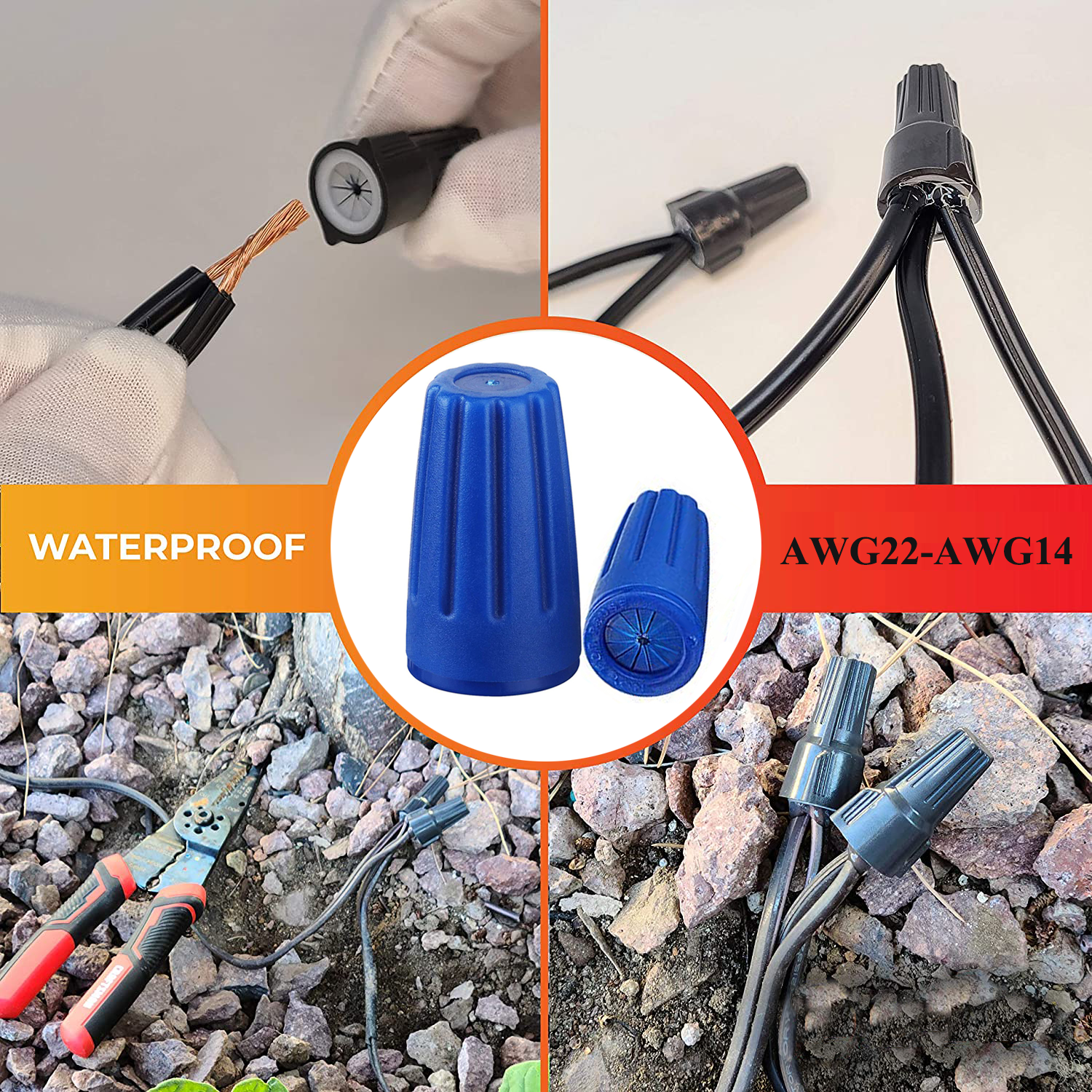 Waterproof Low Voltage Wire Co - Outdoor Lighting Wire Connectors のレビューと価格
