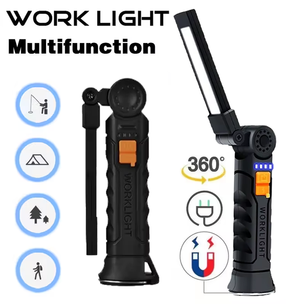 Portable COB LED Flashlight US - Outdoor Lighting Usb のレビューと価格
