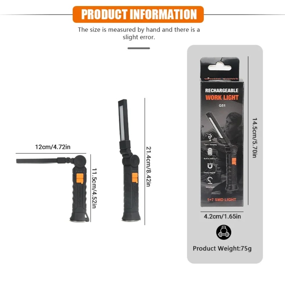 Portable COB LED Flashlight US - Outdoor Lighting Usb のレビューと価格