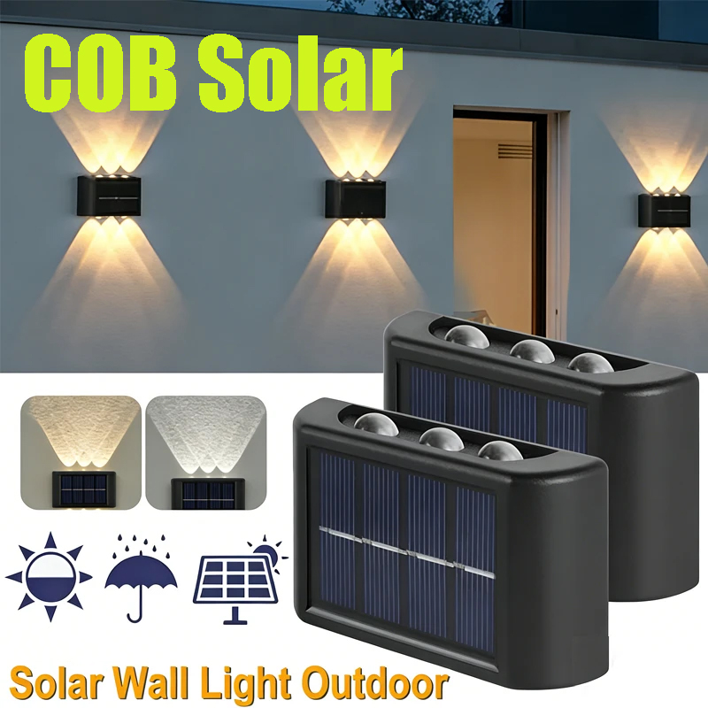 COB Solar Wall Lamp Outdoor Wa - Outdoor Lighting Solar のレビューと価格
