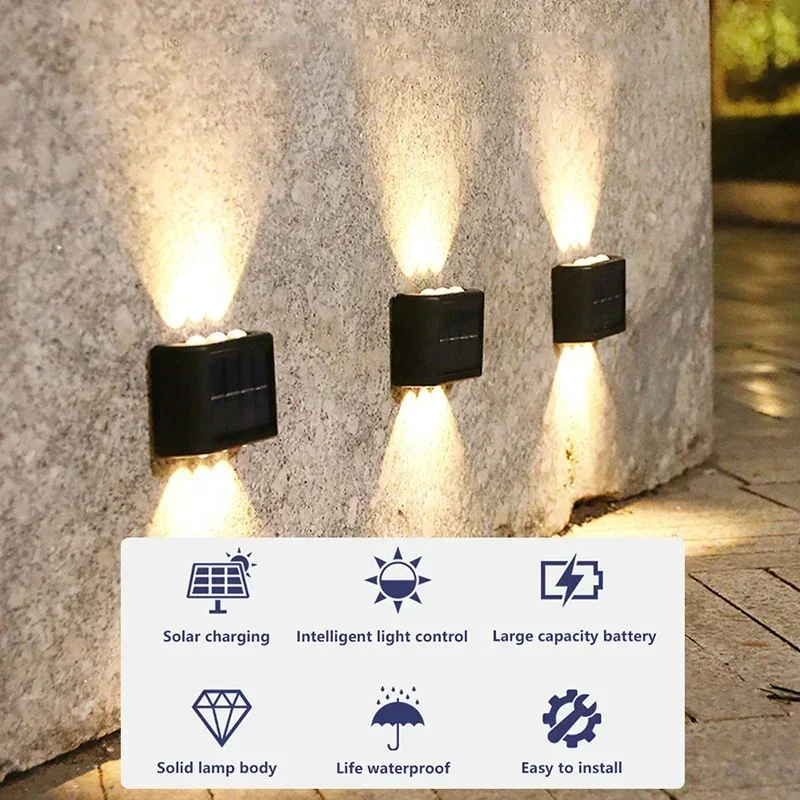 COB Solar Wall Lamp Outdoor Wa - Outdoor Lighting Solar のレビューと価格