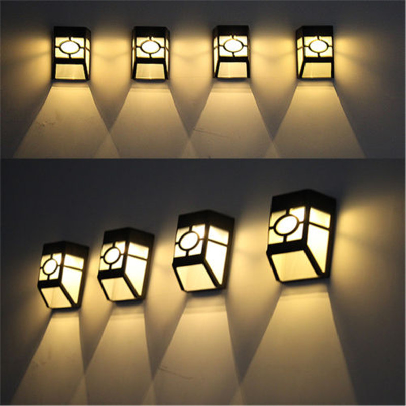Solar Powered Wall Mount LED L - Outdoor Lighting Wall Mount のレビューと価格