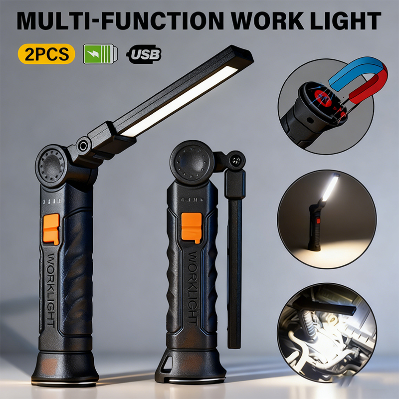 Portable COB LED Flashlight US - Outdoor Lighting Usb のレビューと価格