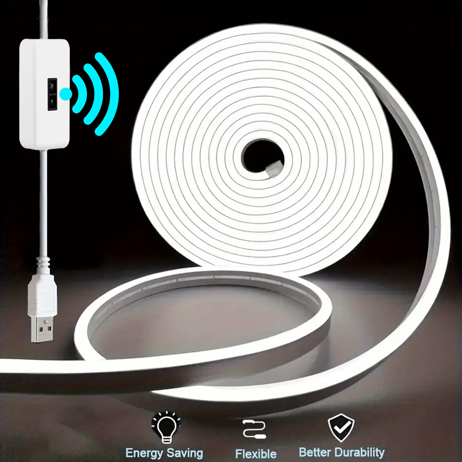 Motion Sensor Neon LED Light S - Outdoor Lighting On House のレビューと価格