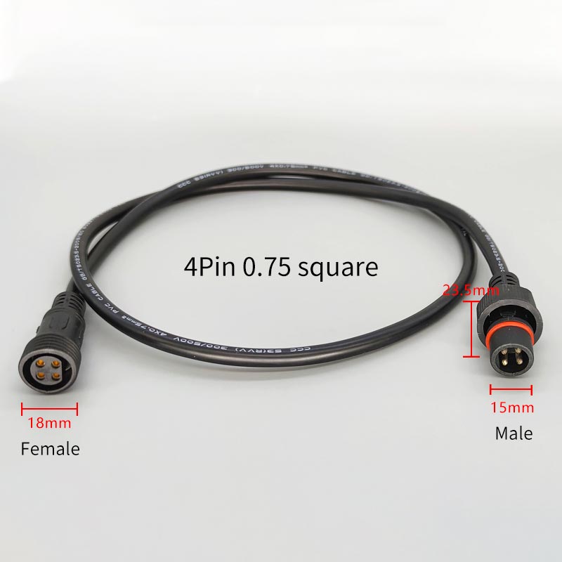 Male Famale Plug Cable 4Pin Wa - Outdoor Lighting Wire Connectors のレビューと価格
