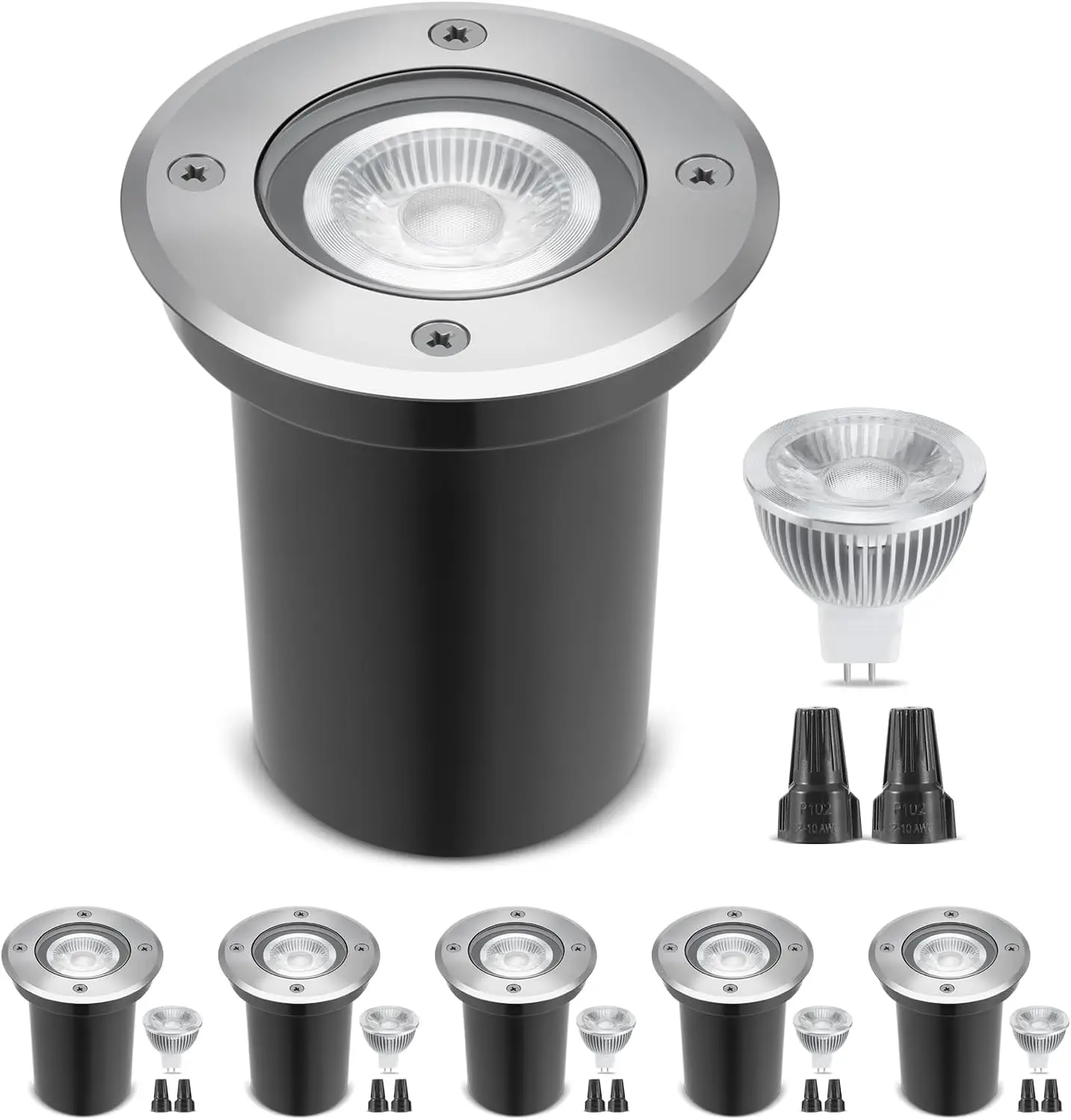 6 Pack 12V Low Voltage Landsca - Outdoor Lighting Underground Wiring のレビューと価格