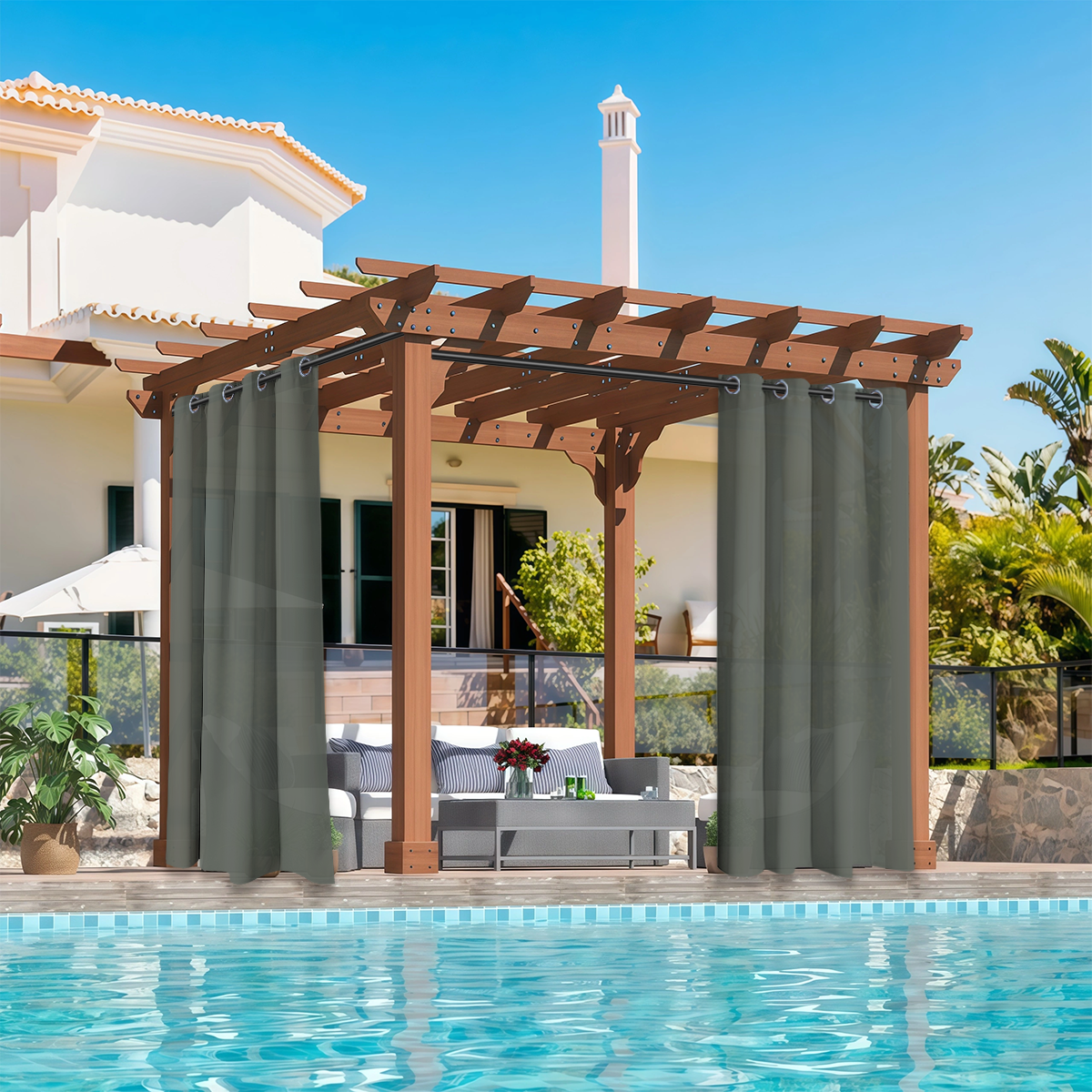 2 PCS Outdoor Light Filtering  - Outdoor Lighting Gazebo のレビューと価格