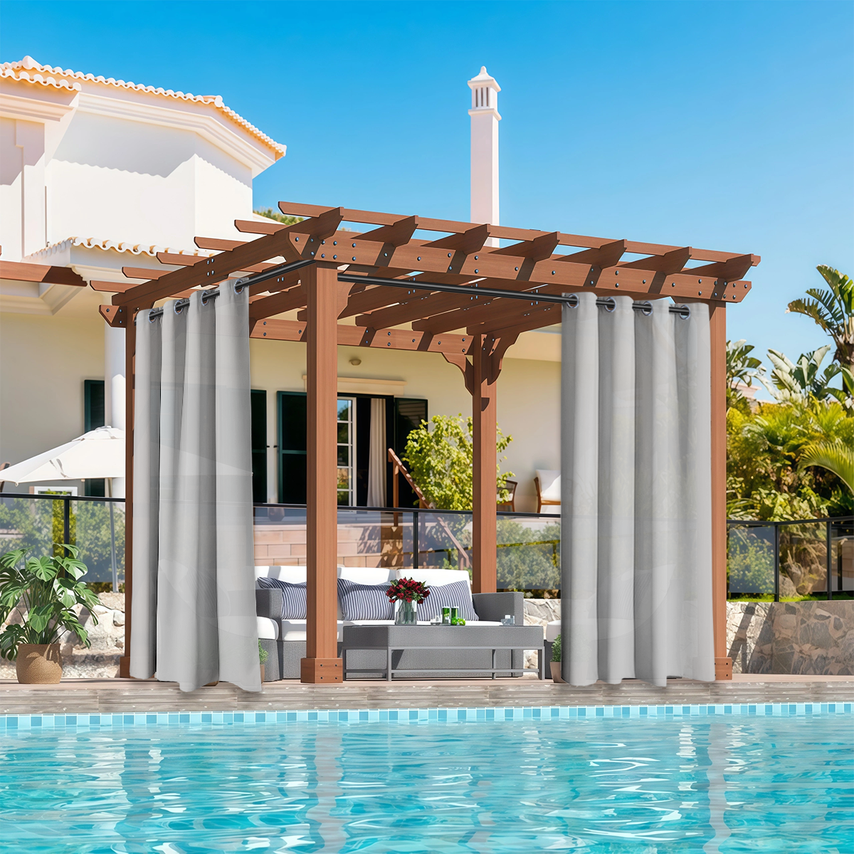 2 PCS Outdoor Light Filtering  - Outdoor Lighting Gazebo のレビューと価格