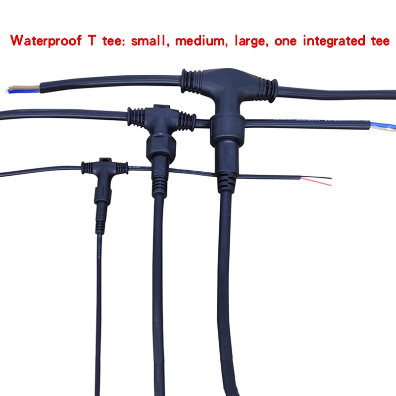 T type 3 Way Connector 2/3/4Pi - Outdoor Lighting Wire Connectors のレビューと価格