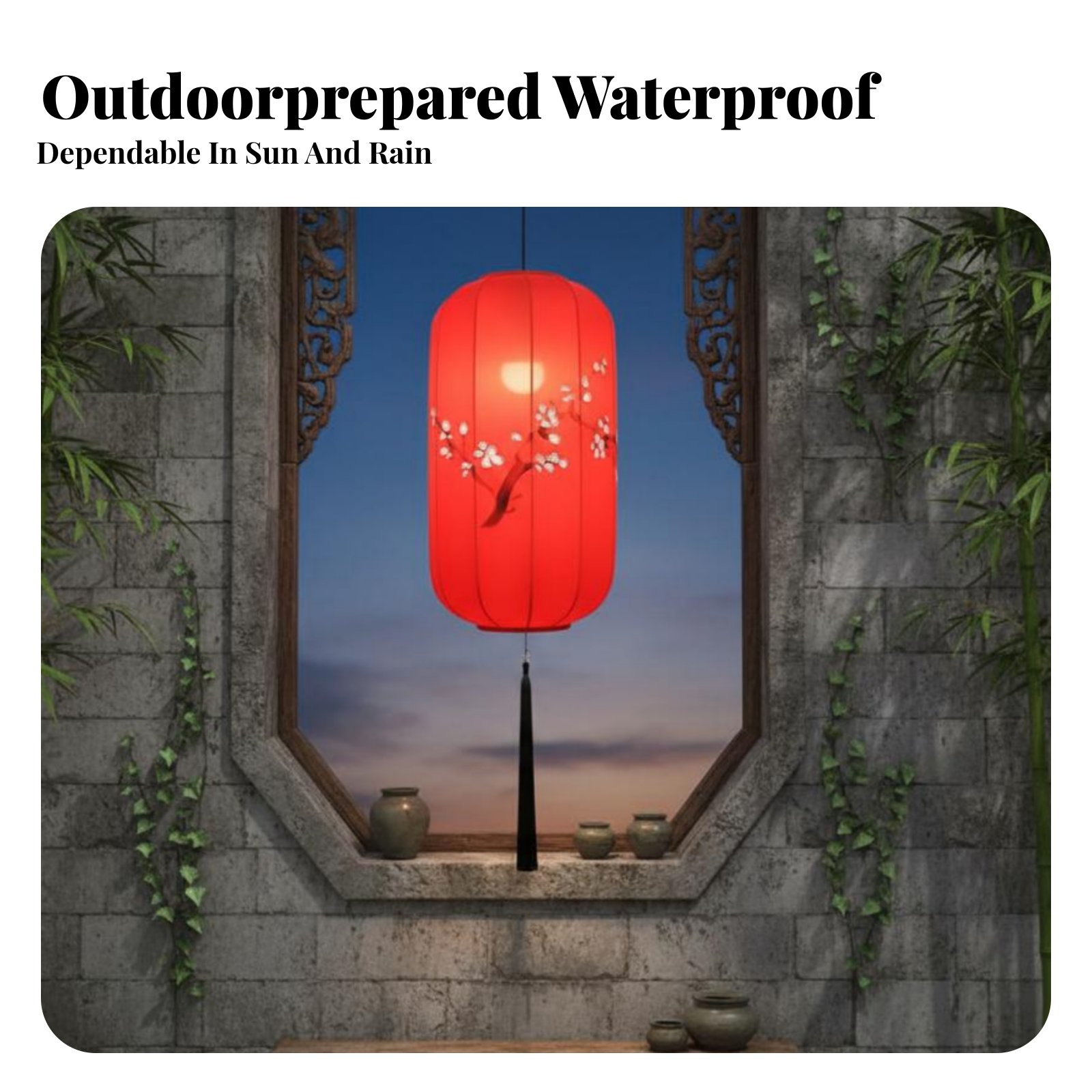 Hand-Painted Chinese Lantern,  - Outdoor Lighting Restaurant のレビューと価格