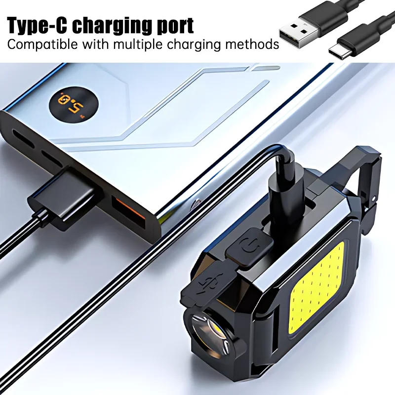 Mini Flashlight Keychain Light - Outdoor Lighting Usb のレビューと価格