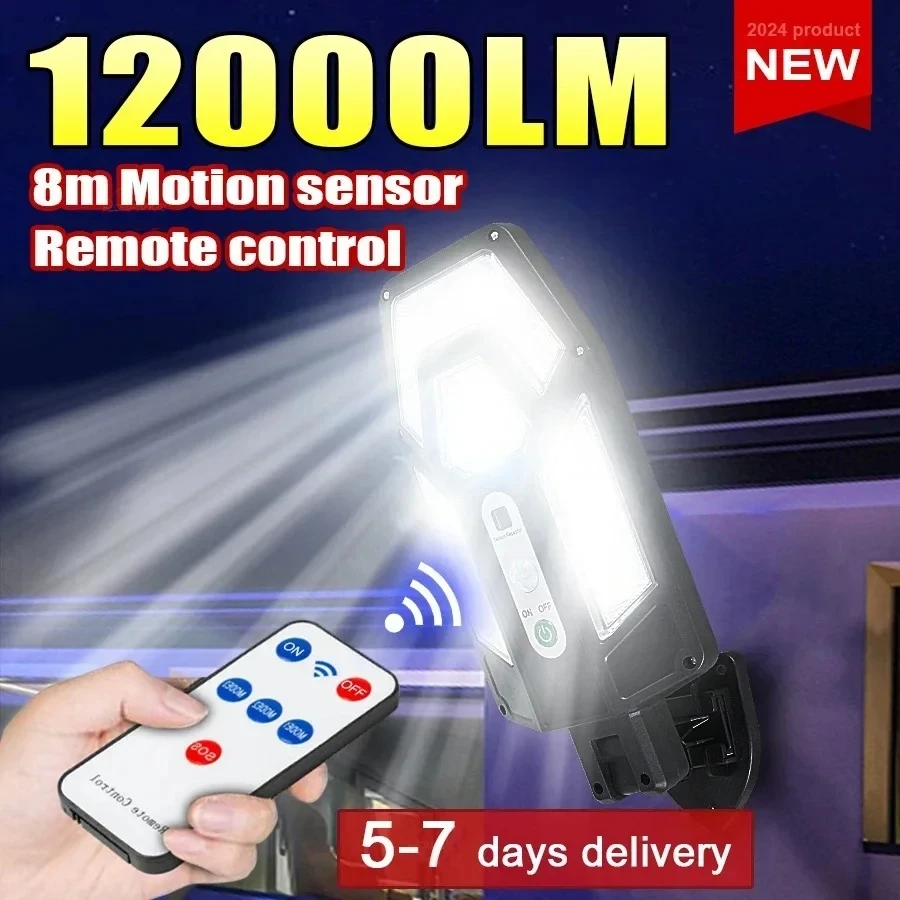 12000LM Powerful Solar Wall La - Outdoor Lighting Gazebo のレビューと価格