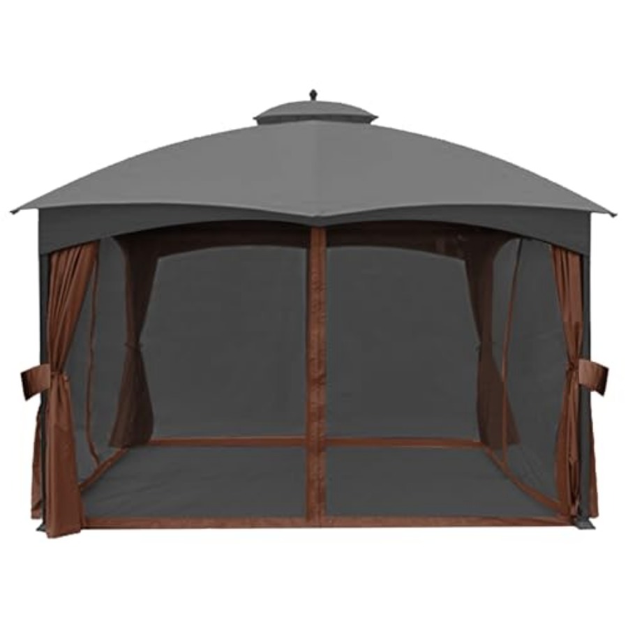 Gazebo Replacement Curtain 10' - Outdoor Lighting Gazebo のレビューと価格