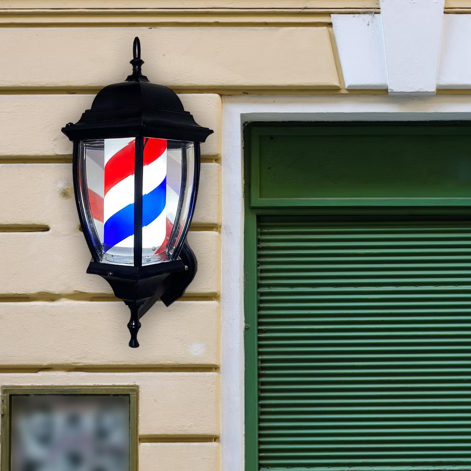 Barber Pole Light Rotating Lig - Outdoor Lighting Wall Mount のレビューと価格