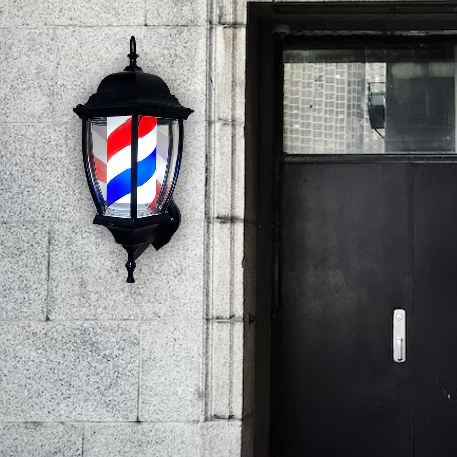 Barber Pole Light Rotating Lig - Outdoor Lighting Wall Mount のレビューと価格