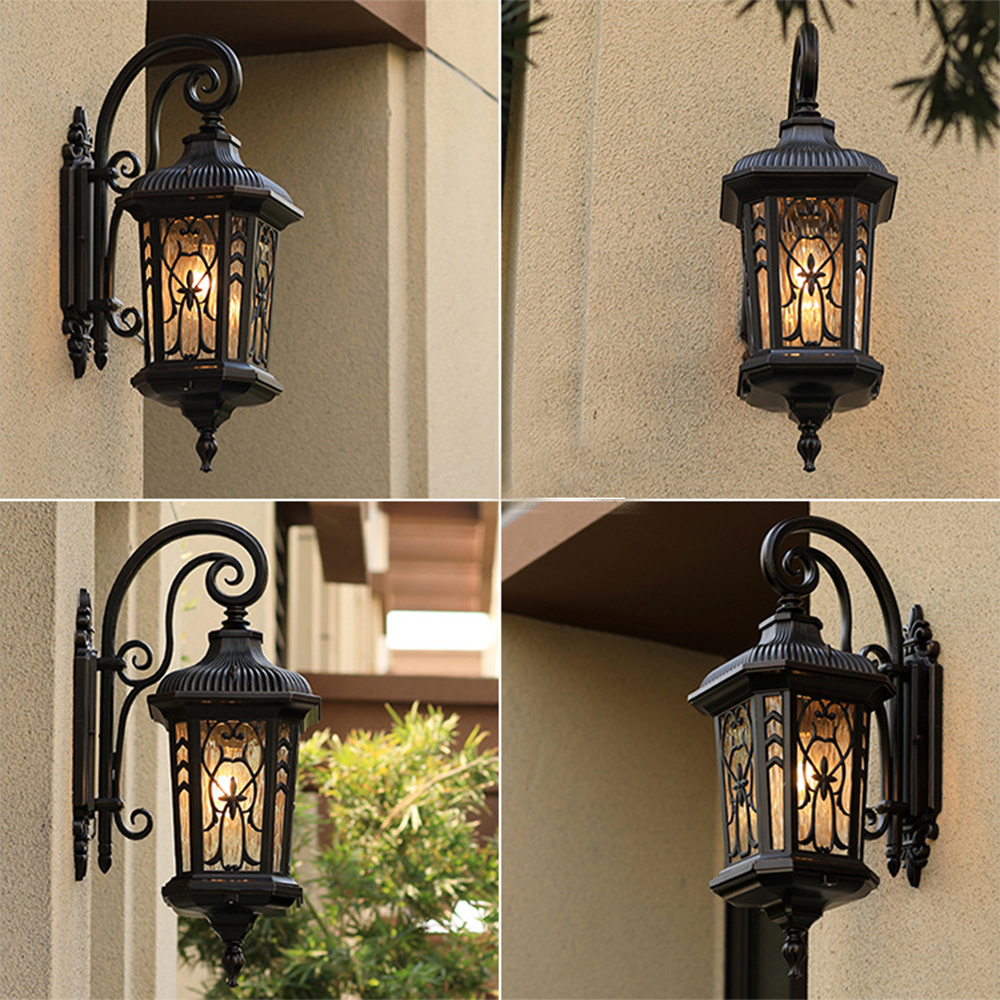SANDIY Retro Outdoor Wall Ligh - Outdoor Lighting Uk のレビューと価格