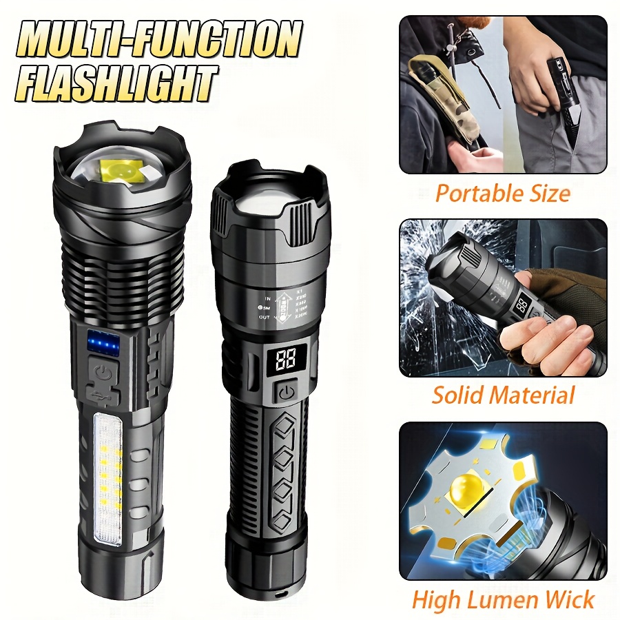 1000LM Ultra Bright LED Flashl - Outdoor Lighting The Range のレビューと価格