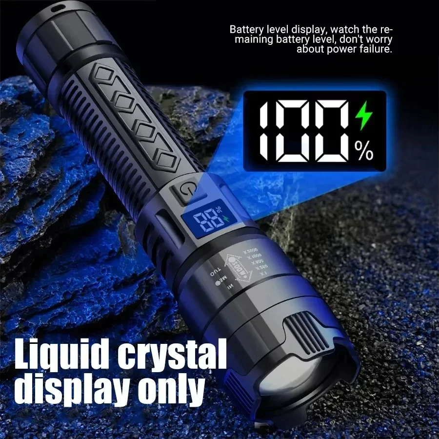 1000LM Ultra Bright LED Flashl - Outdoor Lighting The Range のレビューと価格