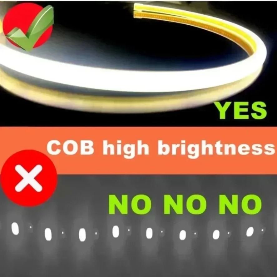 288LEDs/m COB LED Strip 220V D - Outdoor Lighting Restaurant のレビューと価格